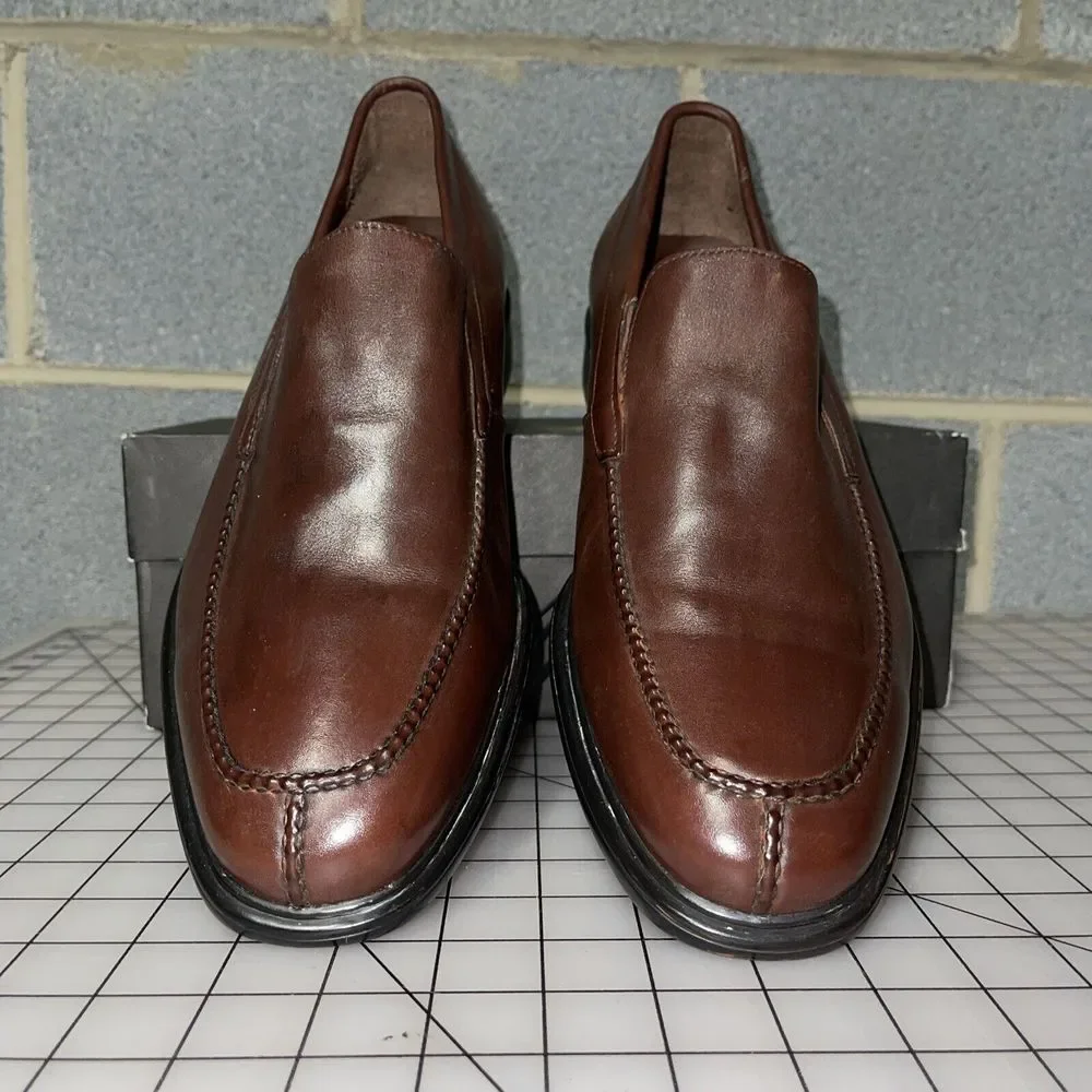 Neil M Men's Shoes 11 EEE NM121517 Premier Slip On COGNAC Shoes‎ EUC